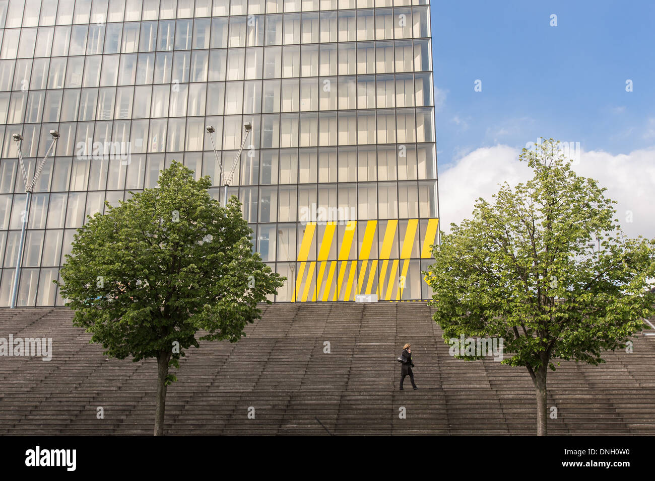 GRANDE BIBLIOTHEQUE, NATIONALE BIBLIOTHEK VON FRANKREICH, 13. ARRONDISSEMENT, PARIS, FRANKREICH Stockfoto