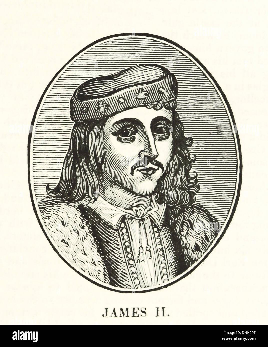 James II - König von Scots Stockfoto