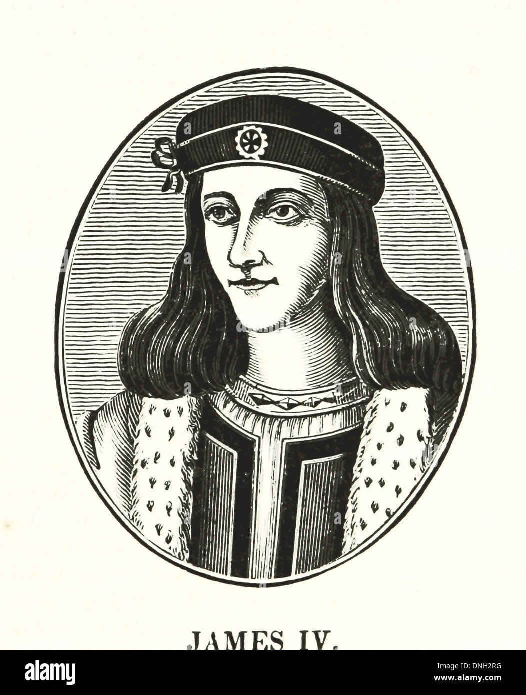 James IV (17 März 1473 – 9 September 1513) - König von Schottland von 11 Juni 1488 bis zu seinem Tod Stockfoto