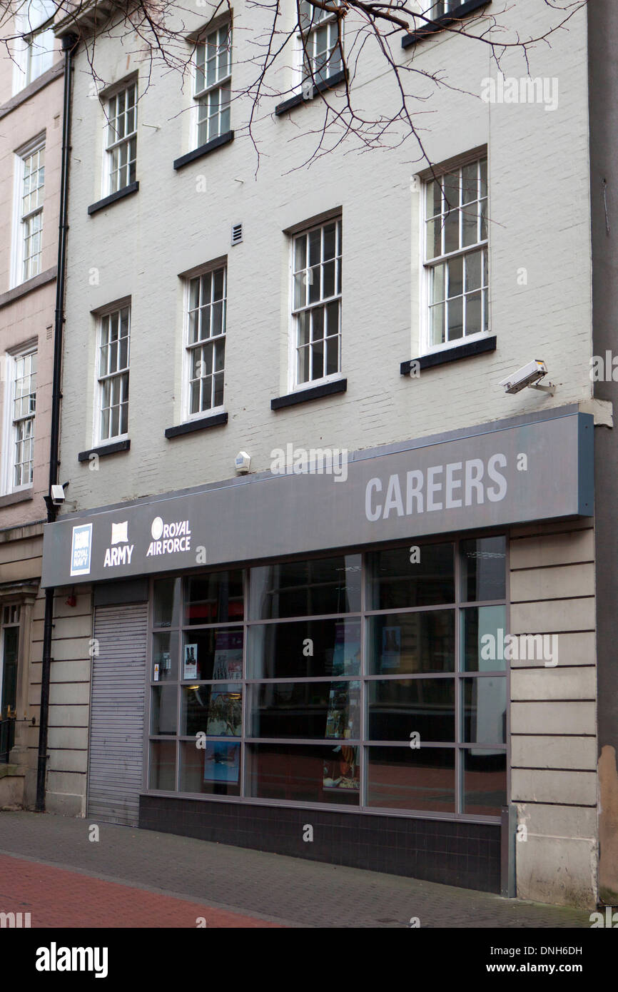 Army-Karriere-Shop in Leeds Stockfoto