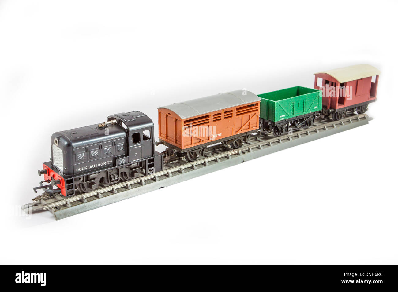 Triang Dock Rangierer R253 Modell Eisenbahn Eisenbahn-set Stockfoto