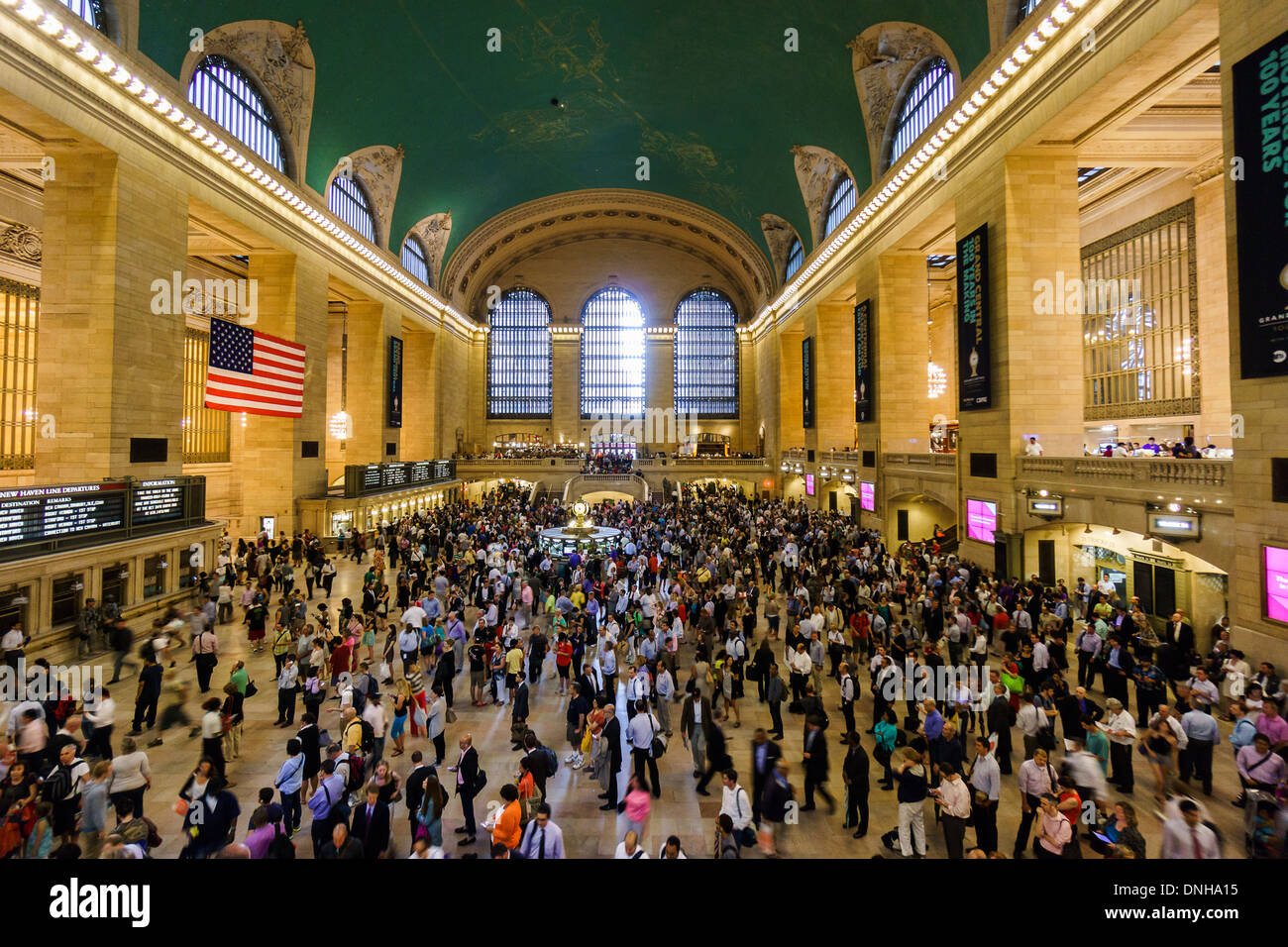 Rush Hour am Hauptbahnhof, NYC Stockfoto