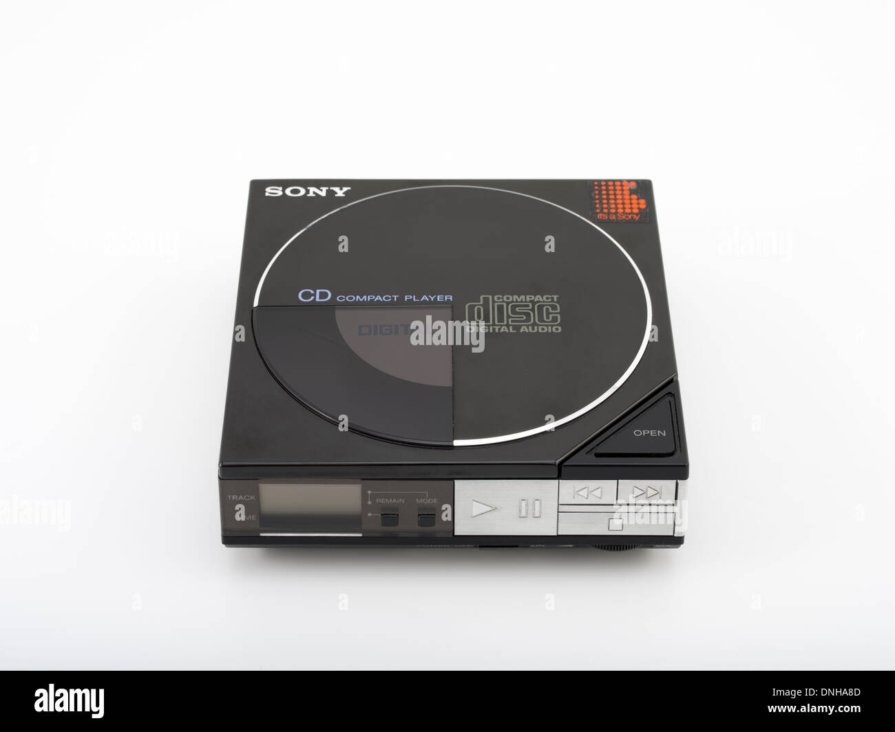 D-5 / d-50 Discman, Sonys ersten tragbaren CD-Spieler, 1984 Stockfoto