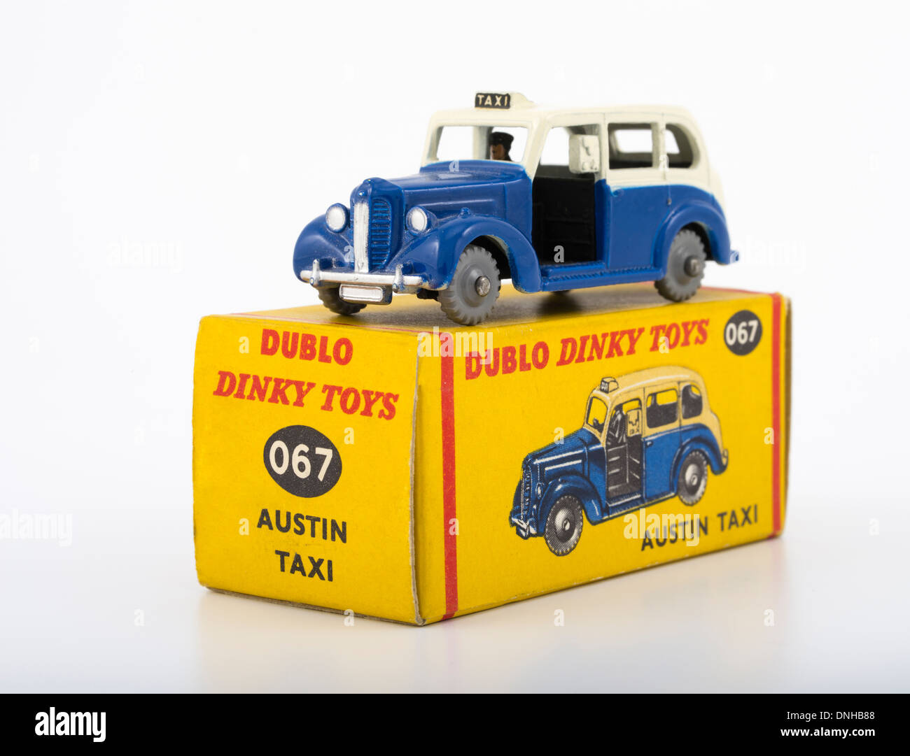 DUPLO Dinky Diecast Austin Taxi 1: 78 OO Skala 1960-1963 Stockfoto
