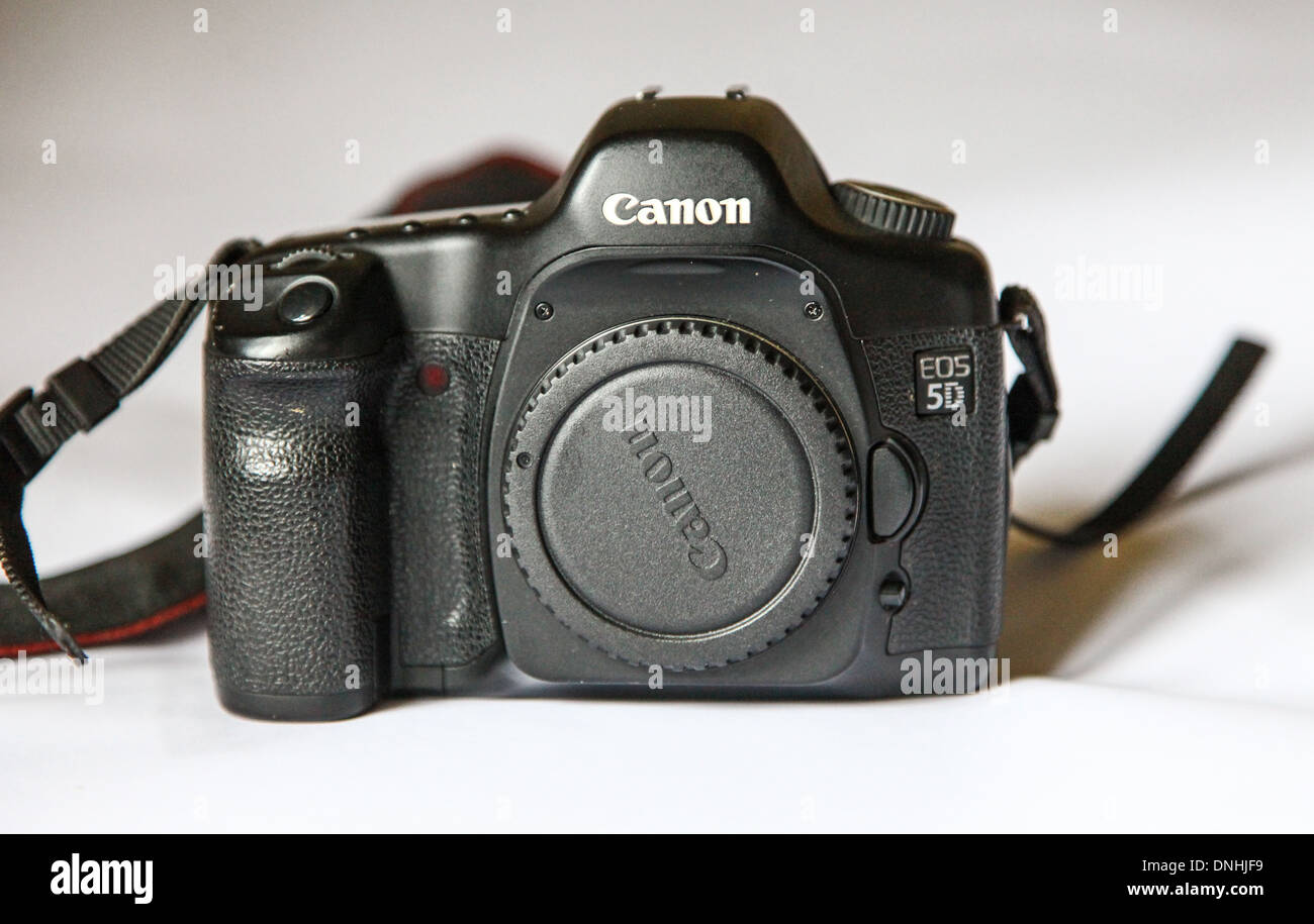 Eine Canon EOS 5D mark ich digitale Spiegelreflexkamera Stockfoto