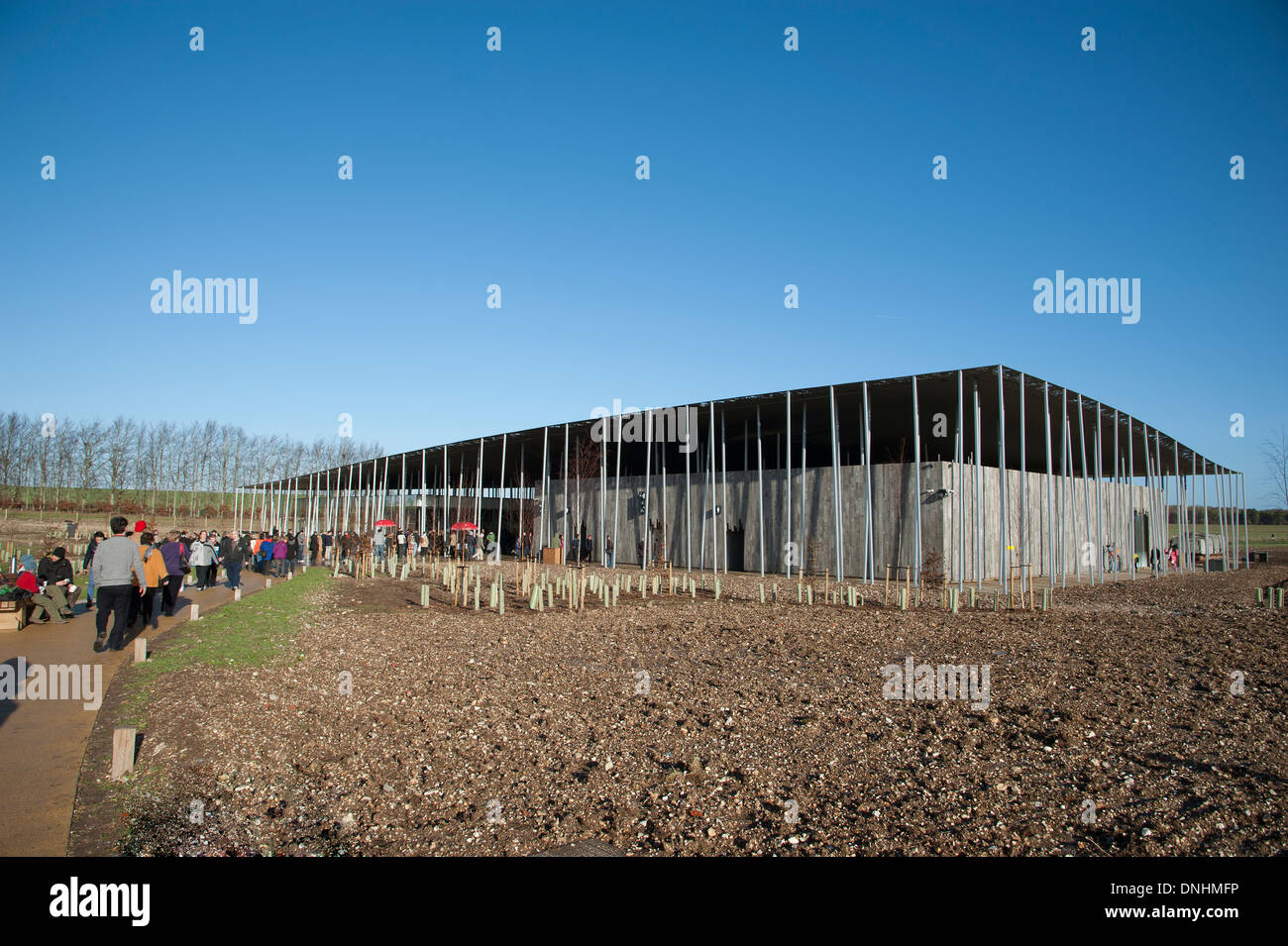 Stonehenge-Besucherzentrum eröffnet im Dezember 2013 Wiltshire England UK Stockfoto