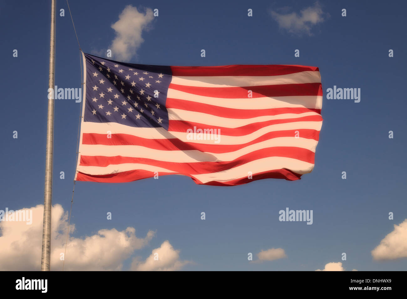 Amerikanische Flagge, Vereinigte Staaten von Amerika Stockfoto