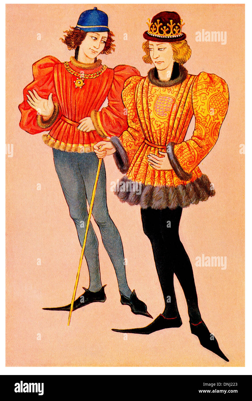 15th century fashion Fotos und Bildmaterial in hoher Auflösung Alamy