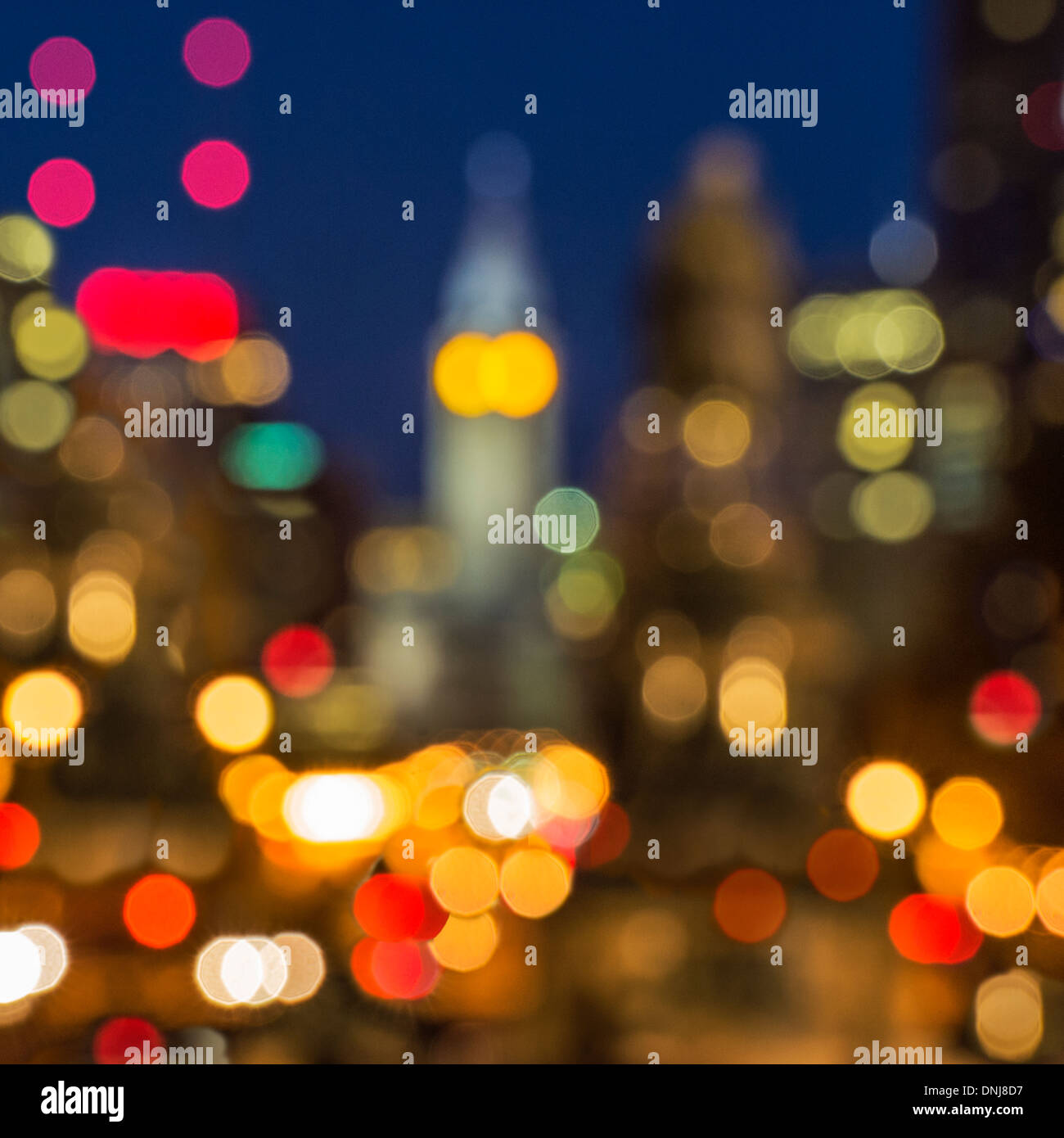 Impressionistischen Blick auf Downtown Philadelphia. Stockfoto