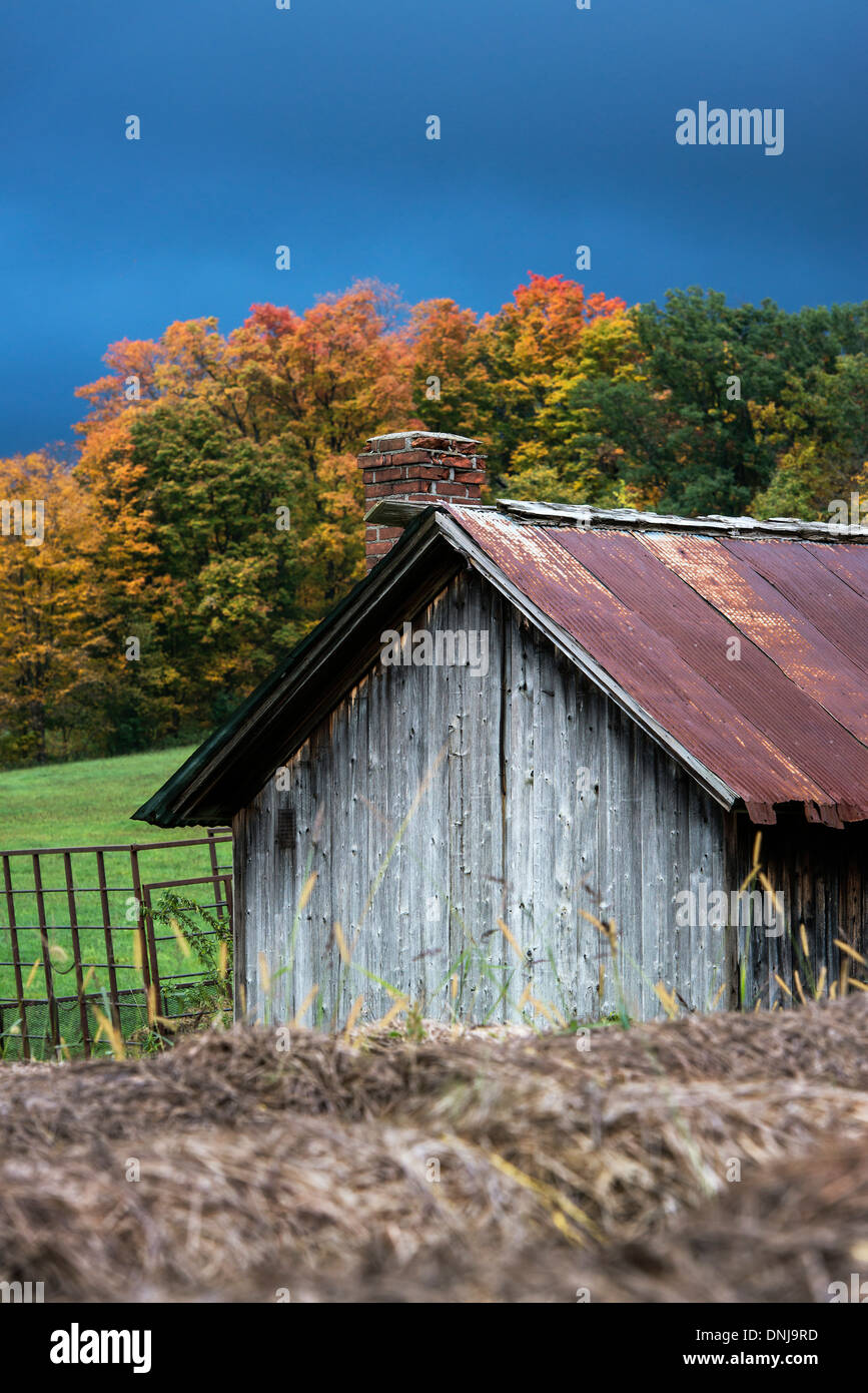 Rustikalen Bauernhof Schuppen, Massachusetts, USA Stockfoto