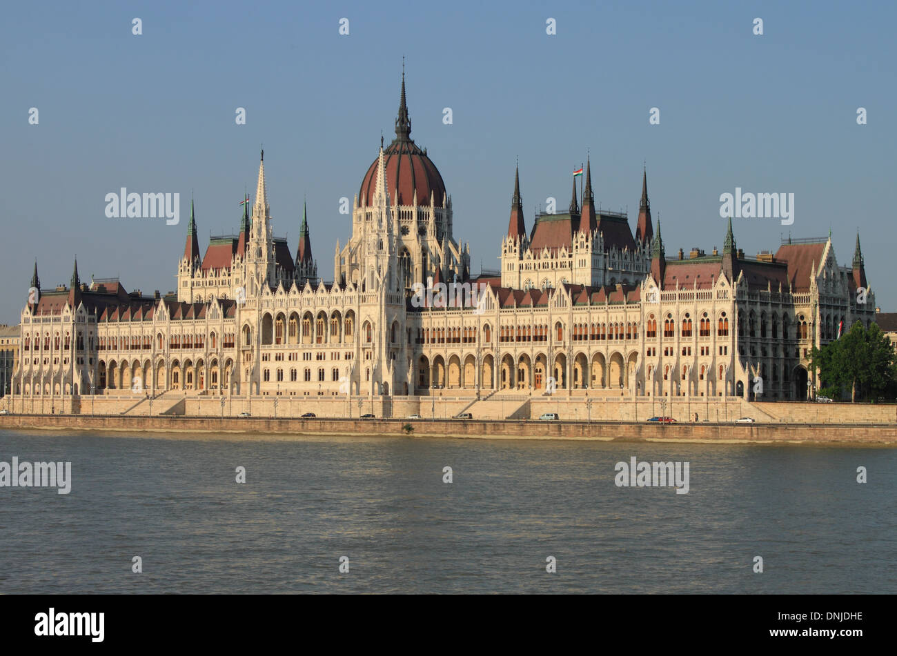 Parlamentsgebäude in Budapest, Ungarn Stockfoto