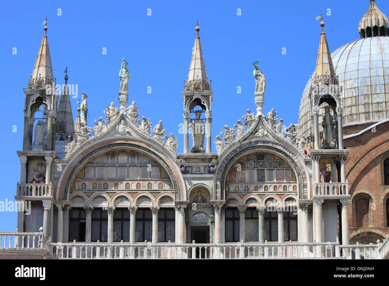 St.-Markus-Kathedrale in Venedig, Italien Stockfoto