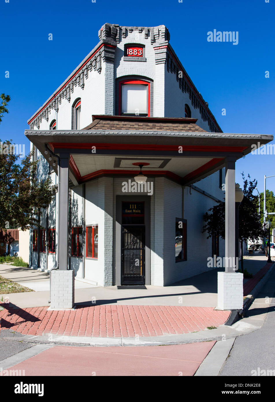 Historische Innenstadt, kleine Stadt von Buena Vista, Colorado, USA Stockfoto