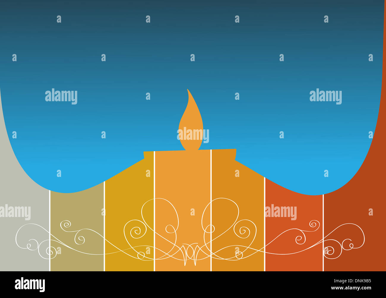 Diwali Öllampe auf farbigem Hintergrund isoliert Stockfoto