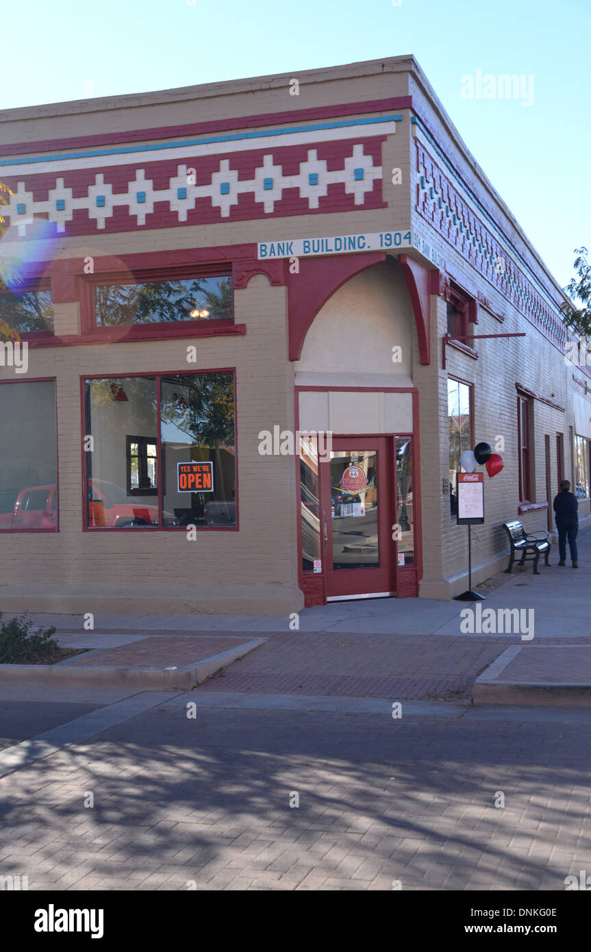 Winslow Arizona, kleine Stadt auf der alten Route 66 Stockfoto