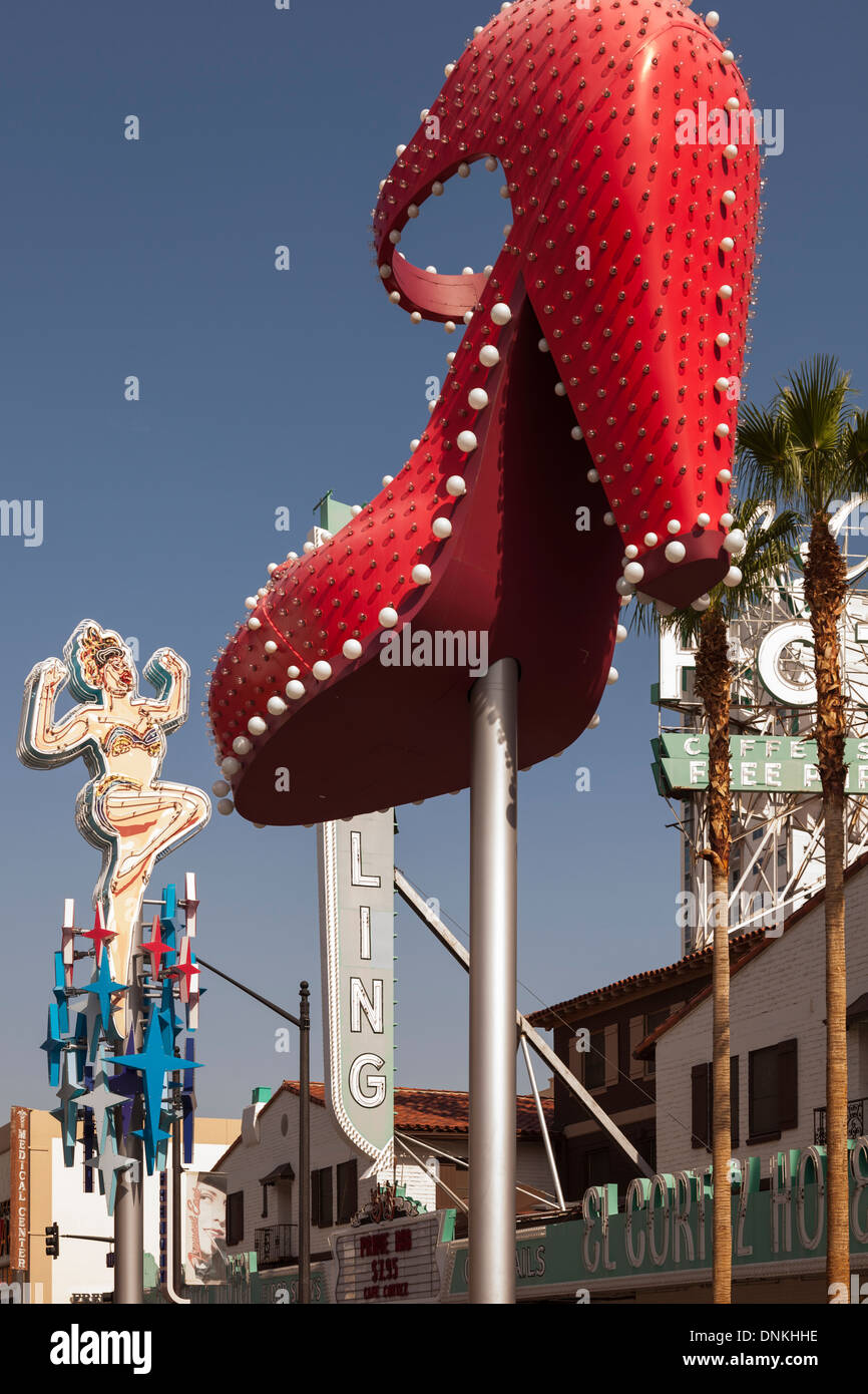 Fremont Street Downtown Las Vegas, Nevada, USA Stockfoto