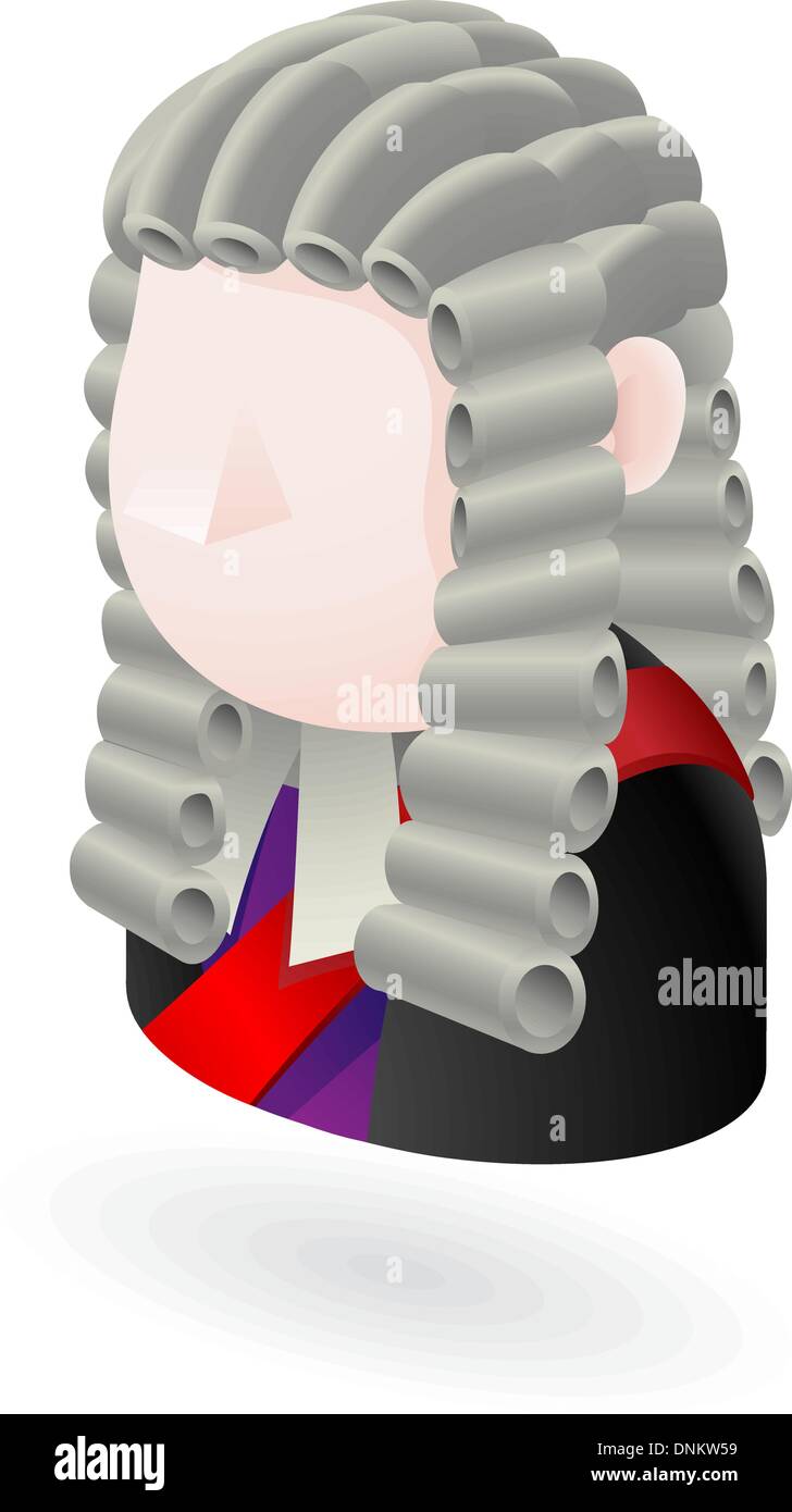 Abbildung eines Richters Stock Vektor