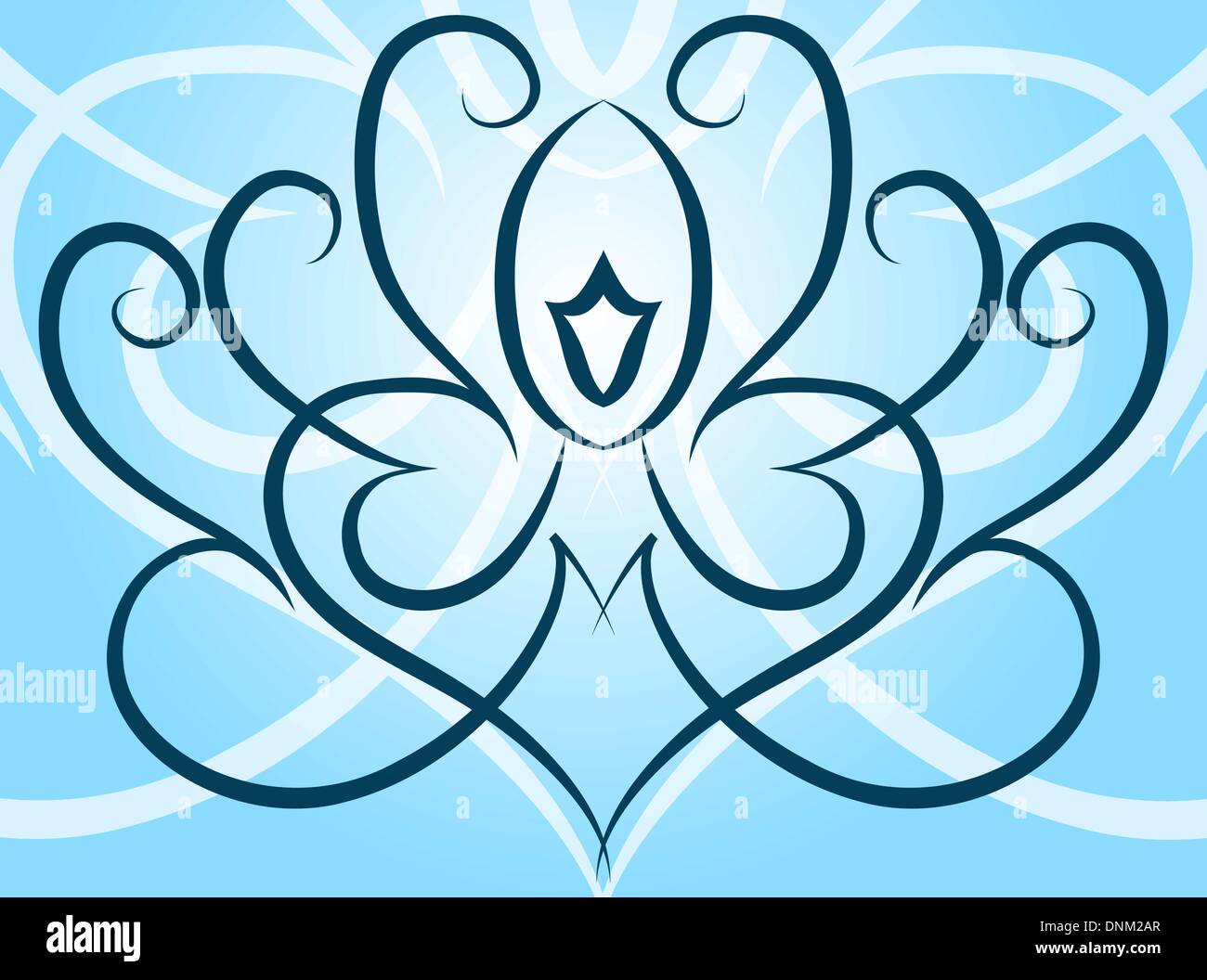 Ein Tattoo wie Vektorelement / Hintergrund. Stock Vektor