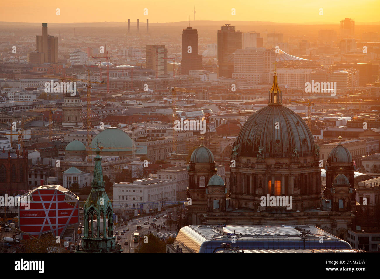 Berlin, Deutschland, Panorama von Berlin-Mitte Stockfoto