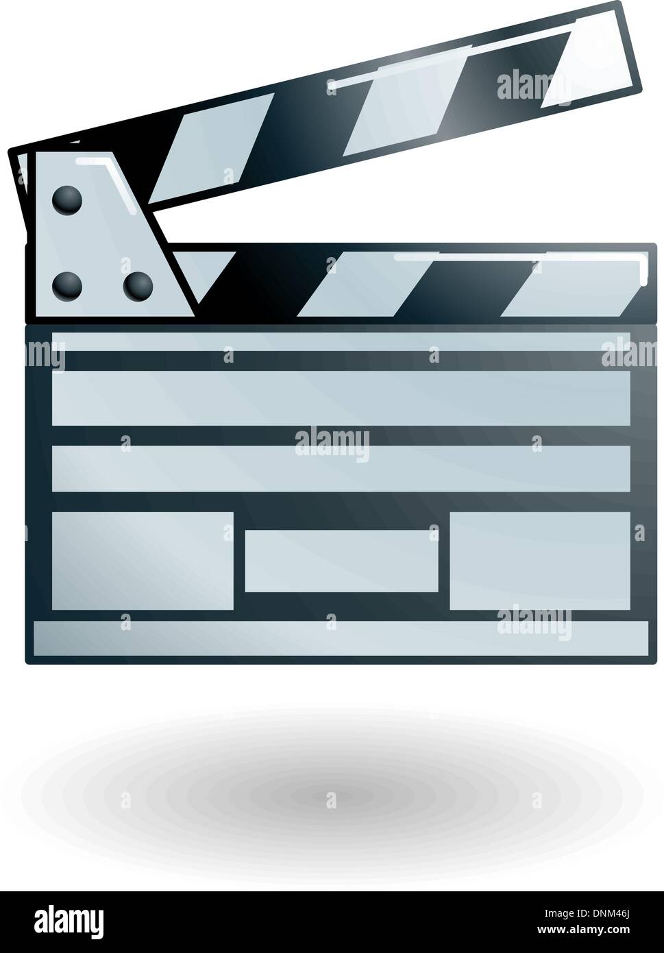 Illustration des Filmklappe Stock Vektor