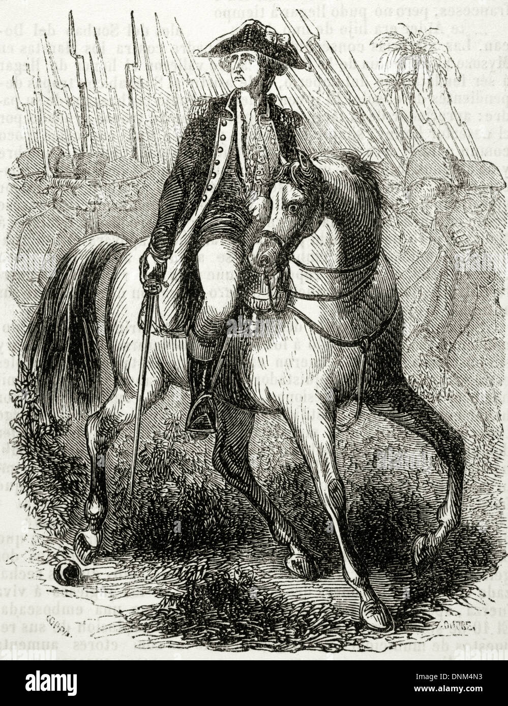 Marquis de La Fayette (1757-1834). Französischer Militär und Politiker. Kupferstich von E. Coppin. Universal-Bibliothek, 1851. Stockfoto Marquis de La Fayette (1757-1834). Französischer Militär und Politiker. Kupferstich von E. Coppin. Universal-Bibliothek, 1851. Stockfoto