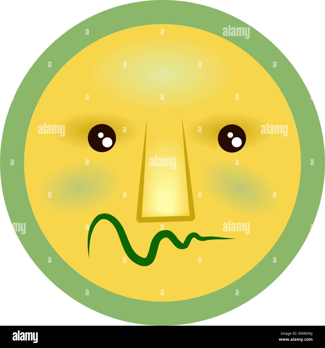 Ein Smiley emoticon Stock Vektor