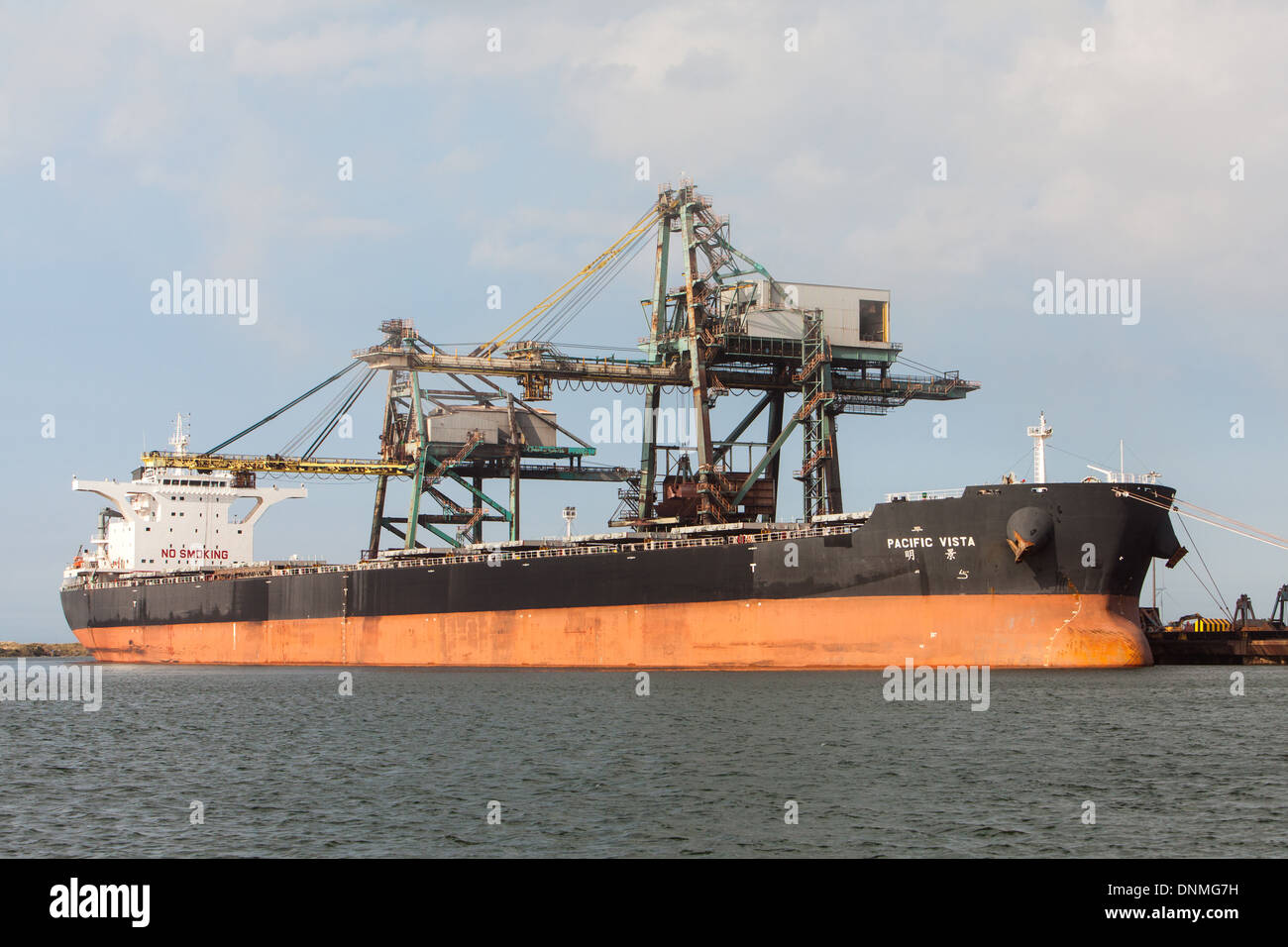 Redcar Erz Terminal, River Tees, Teesside, England Stockfoto