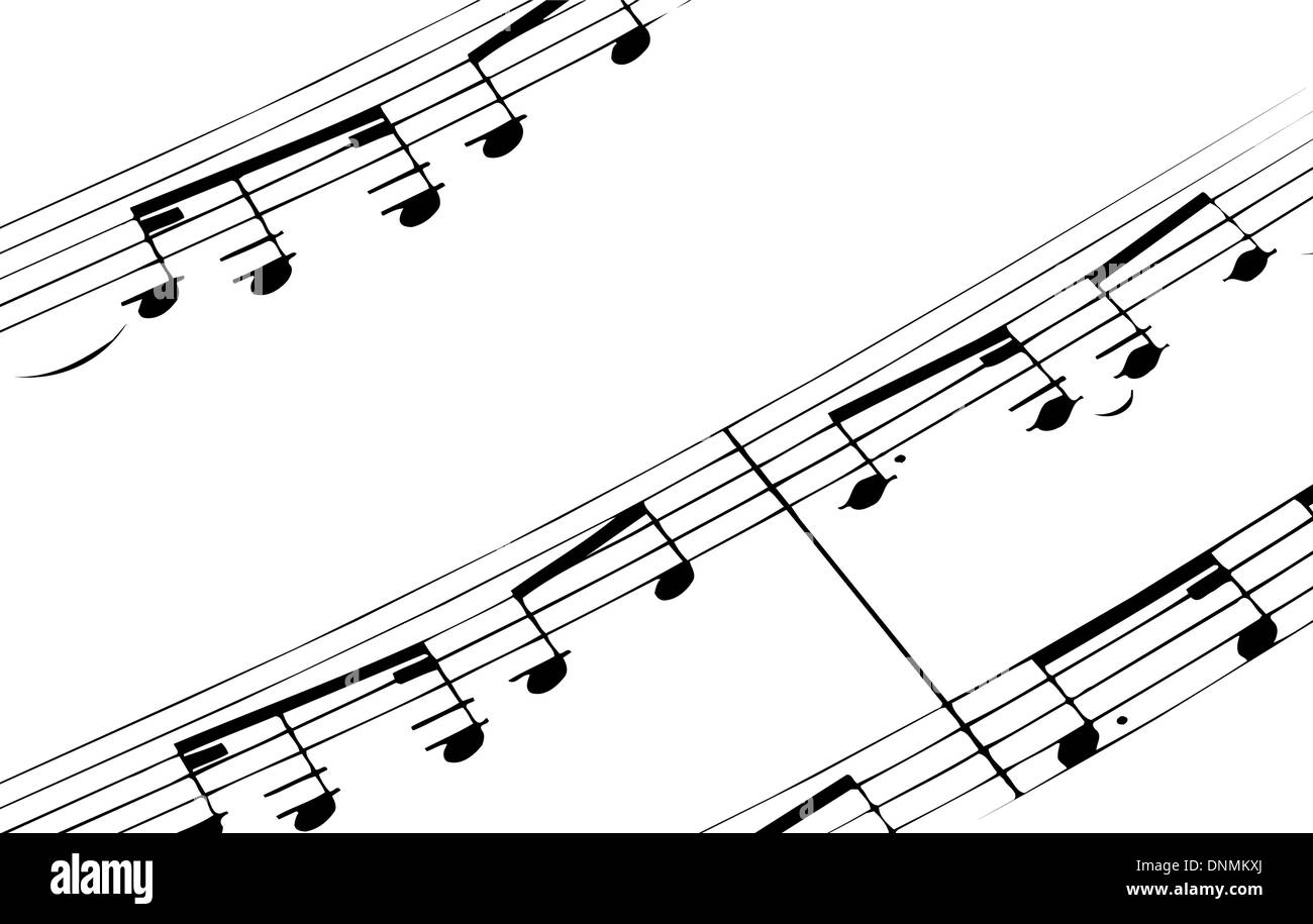 Noten-Hintergrund Stock Vektor