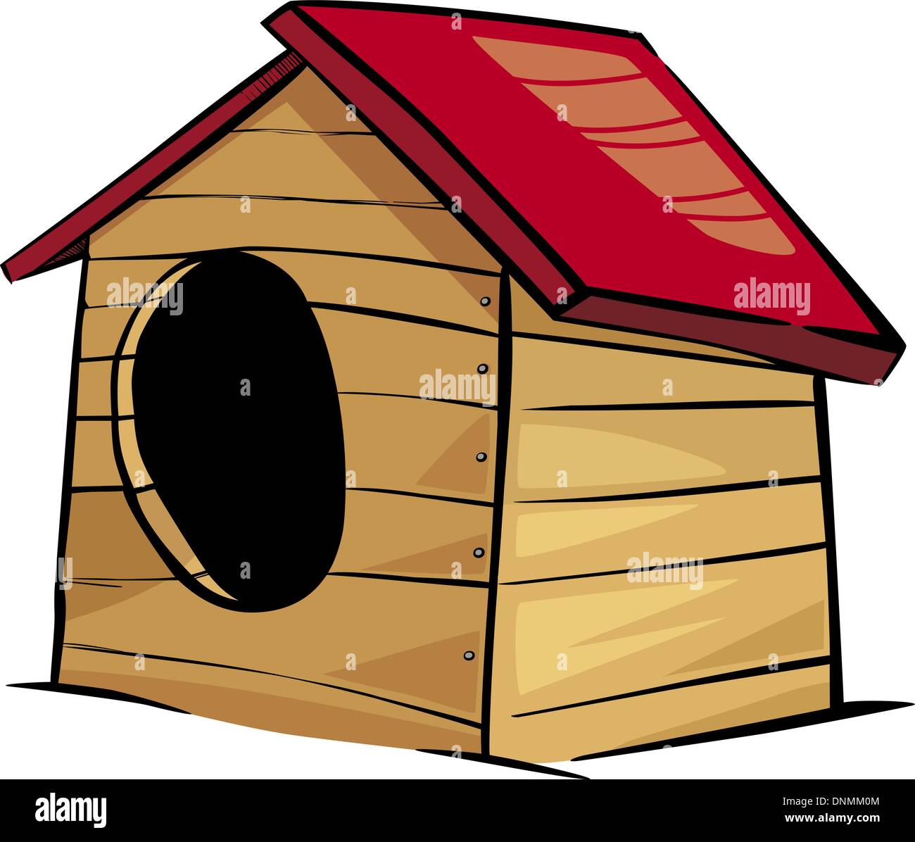 Cartoon Illustration Der Hundehutte Oder Zwinger Clipart Grafiken Stock Vektorgrafik Alamy