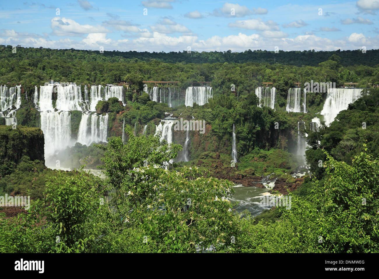 Brasilien, Parana, Iguazu National Park, UNESCO-Welterbe, Iguazu Wasserfälle Stockfoto