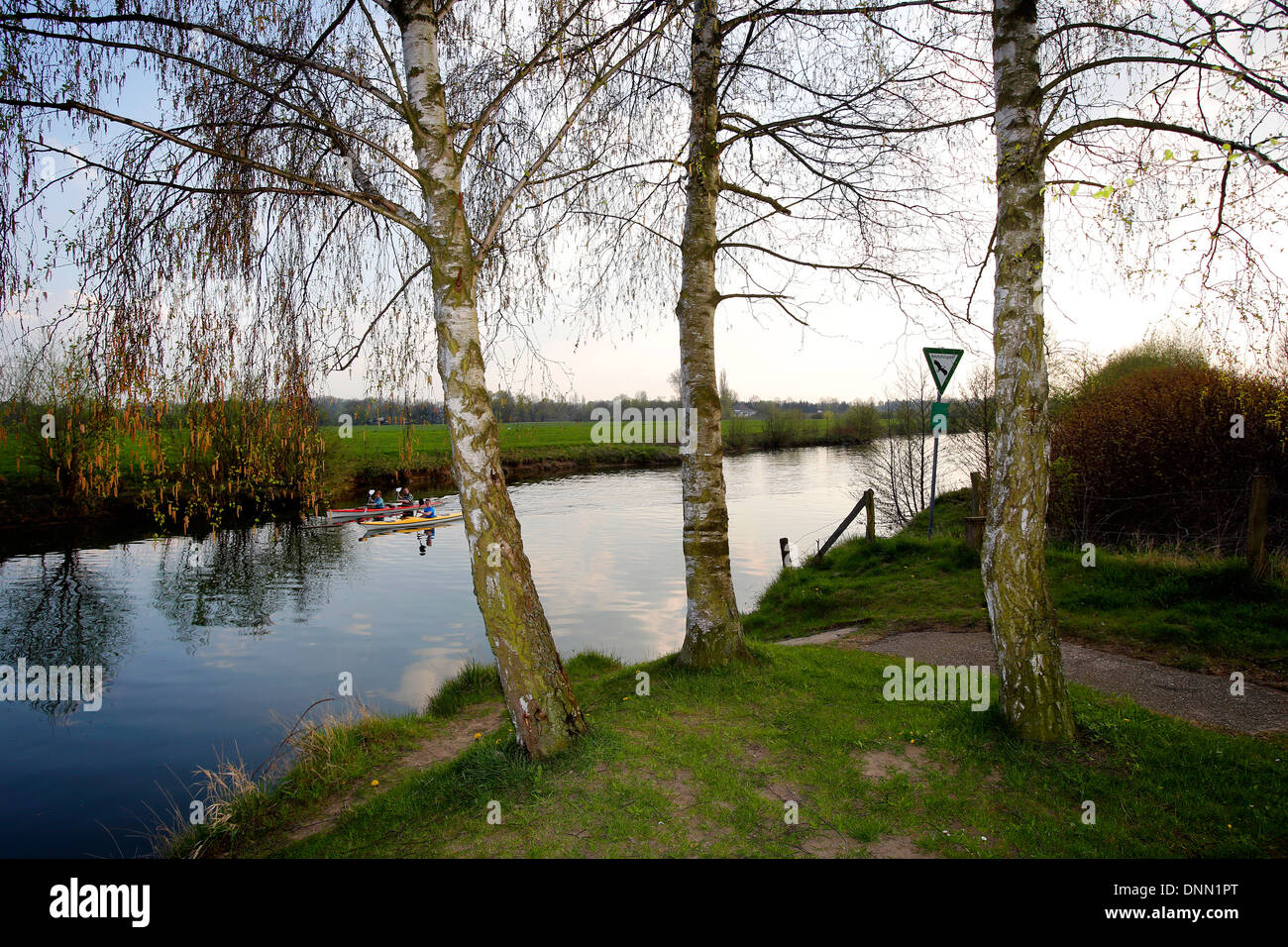 Hamm, Deutschland, die Lippe Stockfoto