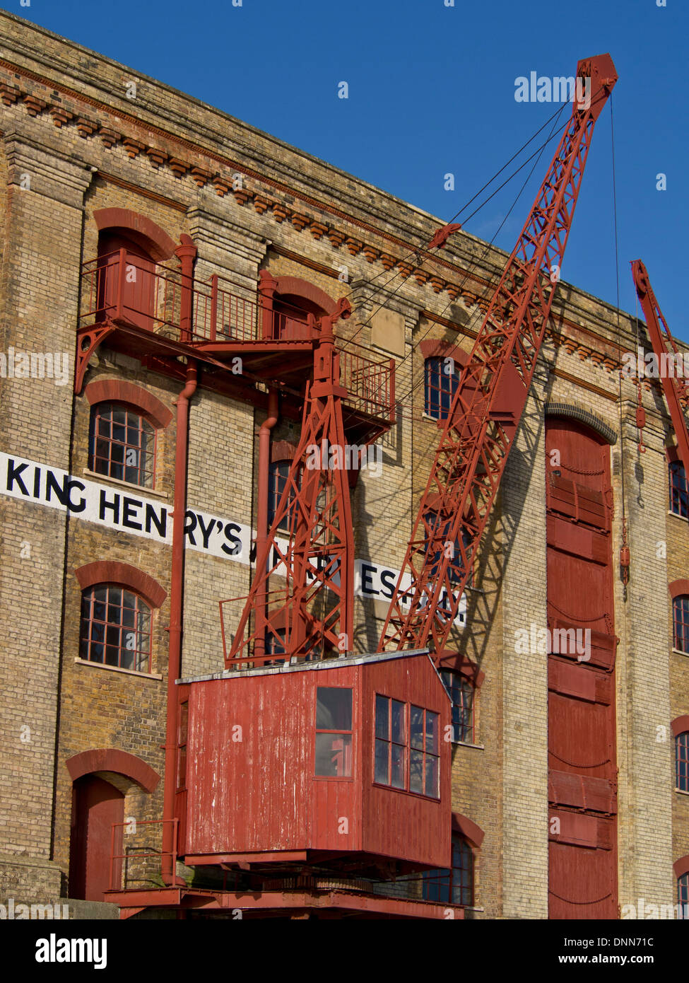 König Heinrich-Kai in Wapping Werften, London Stockfoto
