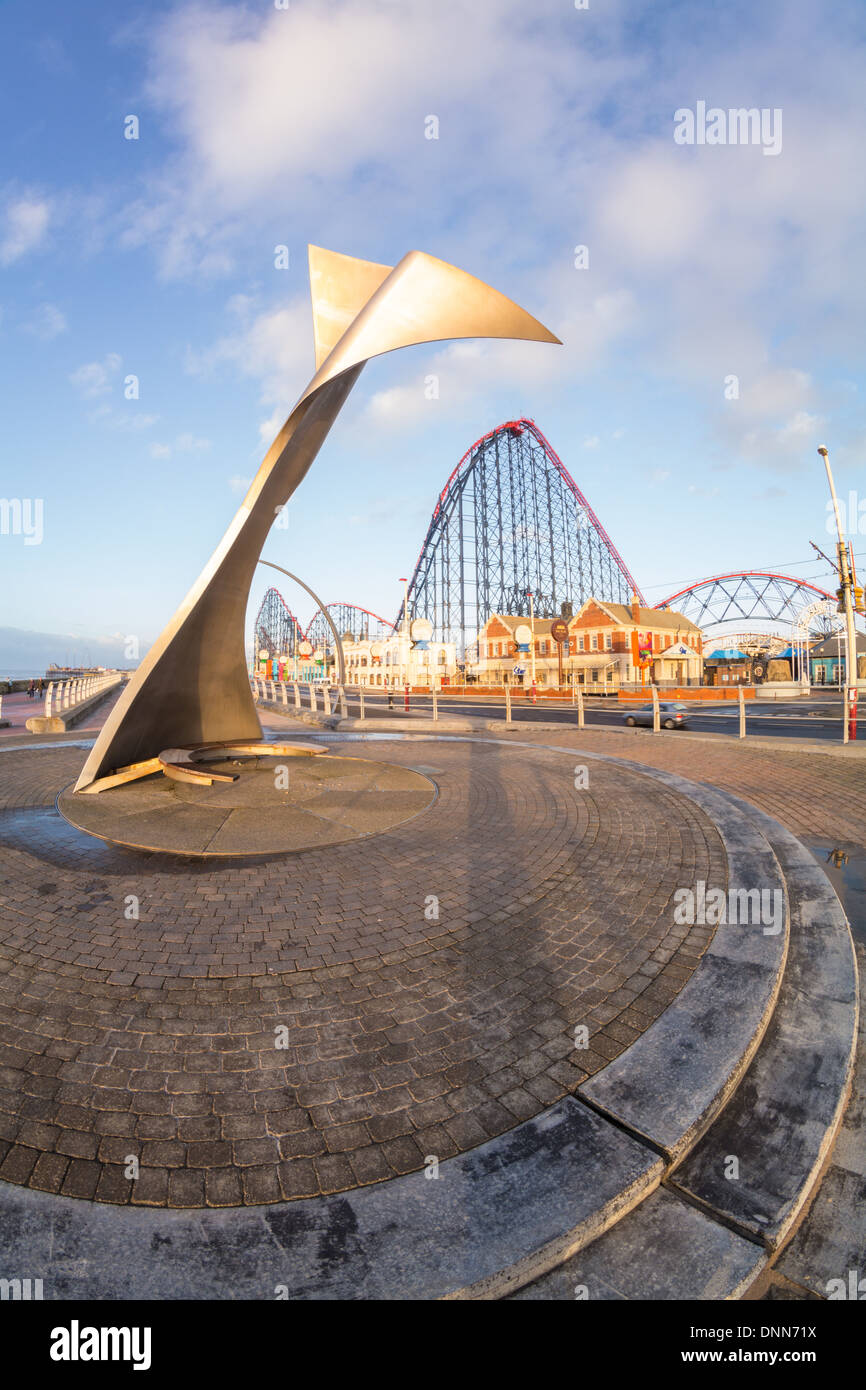 Blackpool Pleasure beach Stockfoto