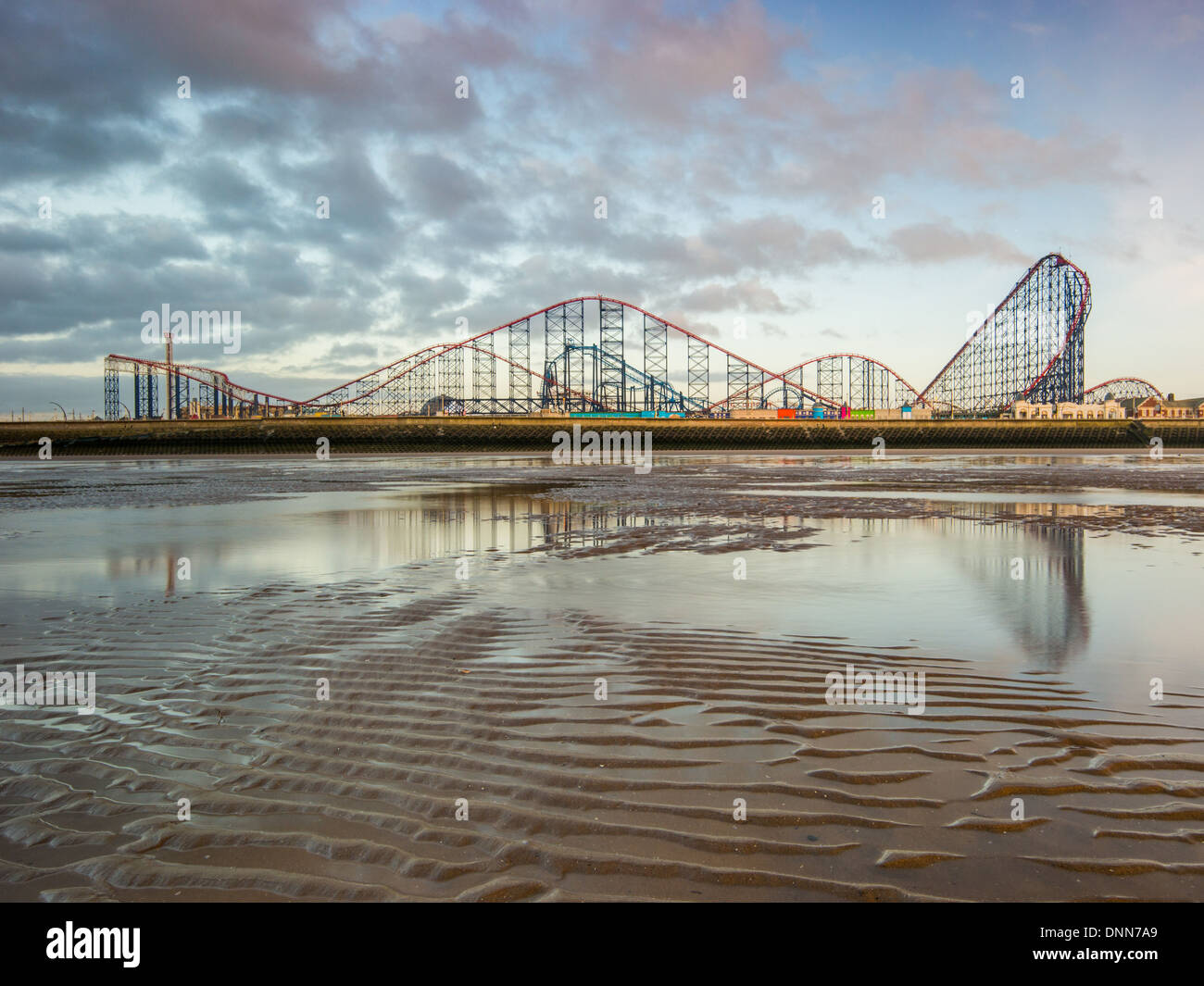 Blackpool Pleasure beach Stockfoto