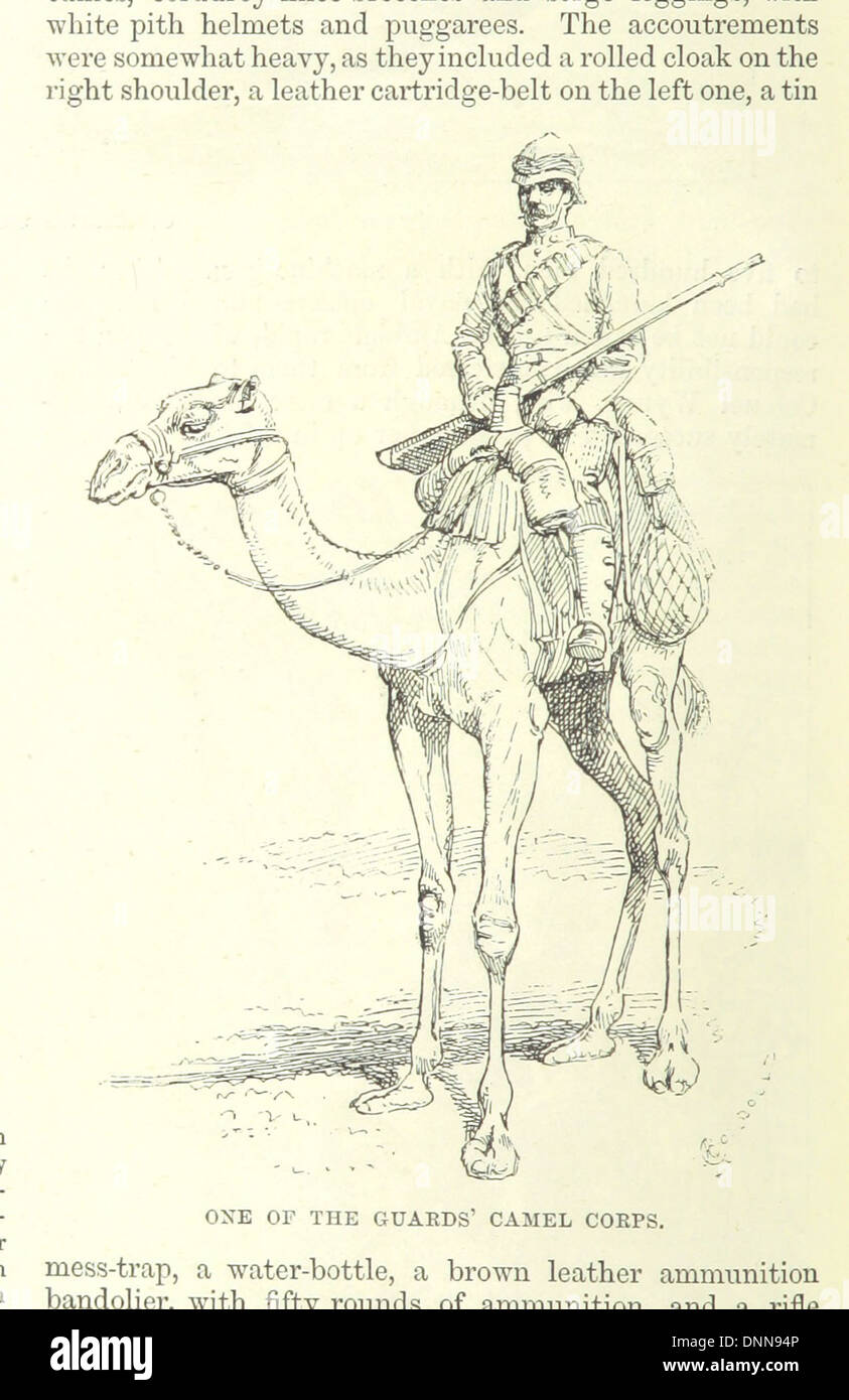 Bild entnommen Seite 116 "Gordon und der Mahdi, eine illustrierte Erzählung des Krieges im Sudan, etc." Stockfoto