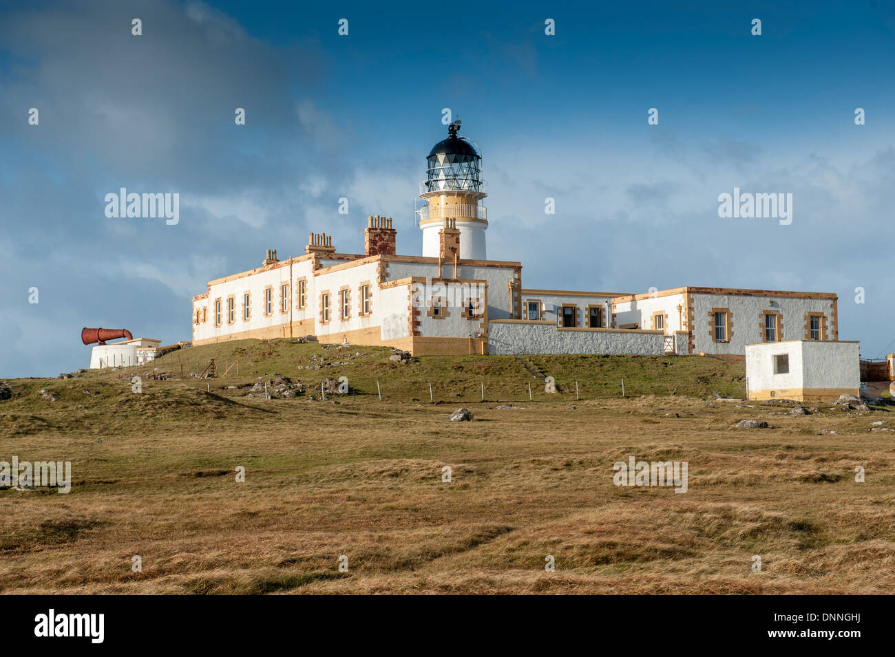 Der Leuchtturm auf der westlichsten Punkt von Skye entstanden im Jahre 1909 für die Northern Lighthouse Board von David Stevenson Stockfoto
