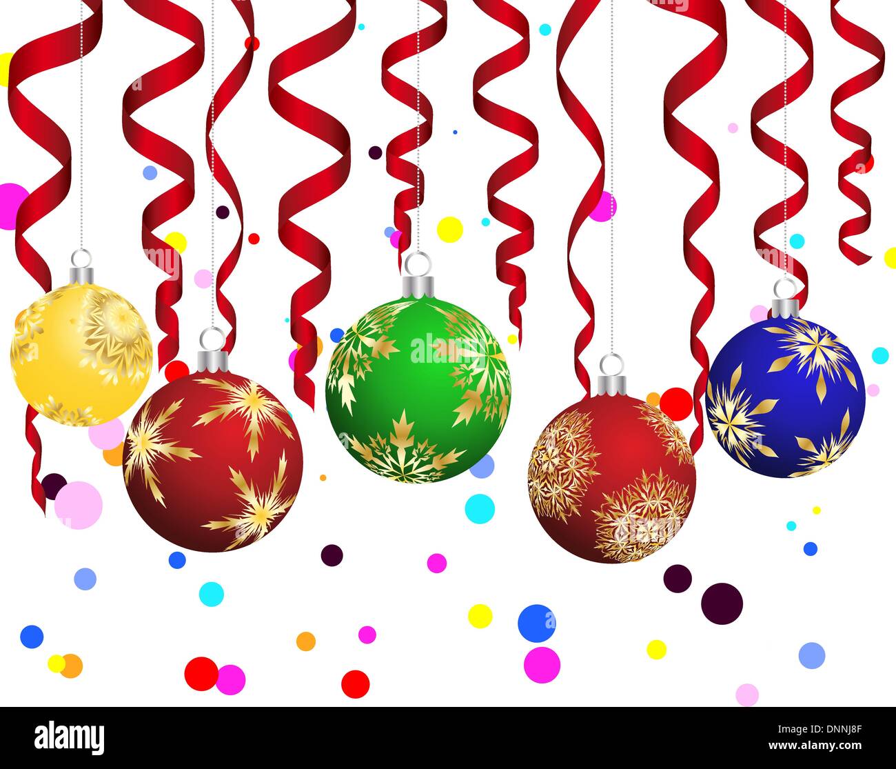 Weihnachtskarte (Neujahr) Design einsetzbar. Vektor-Illustration. Stock Vektor