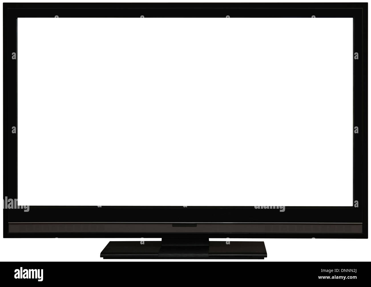 Hochauflösendes Fernsehen isoliert von innen und außen mit Beschneidungspfad Stockfoto