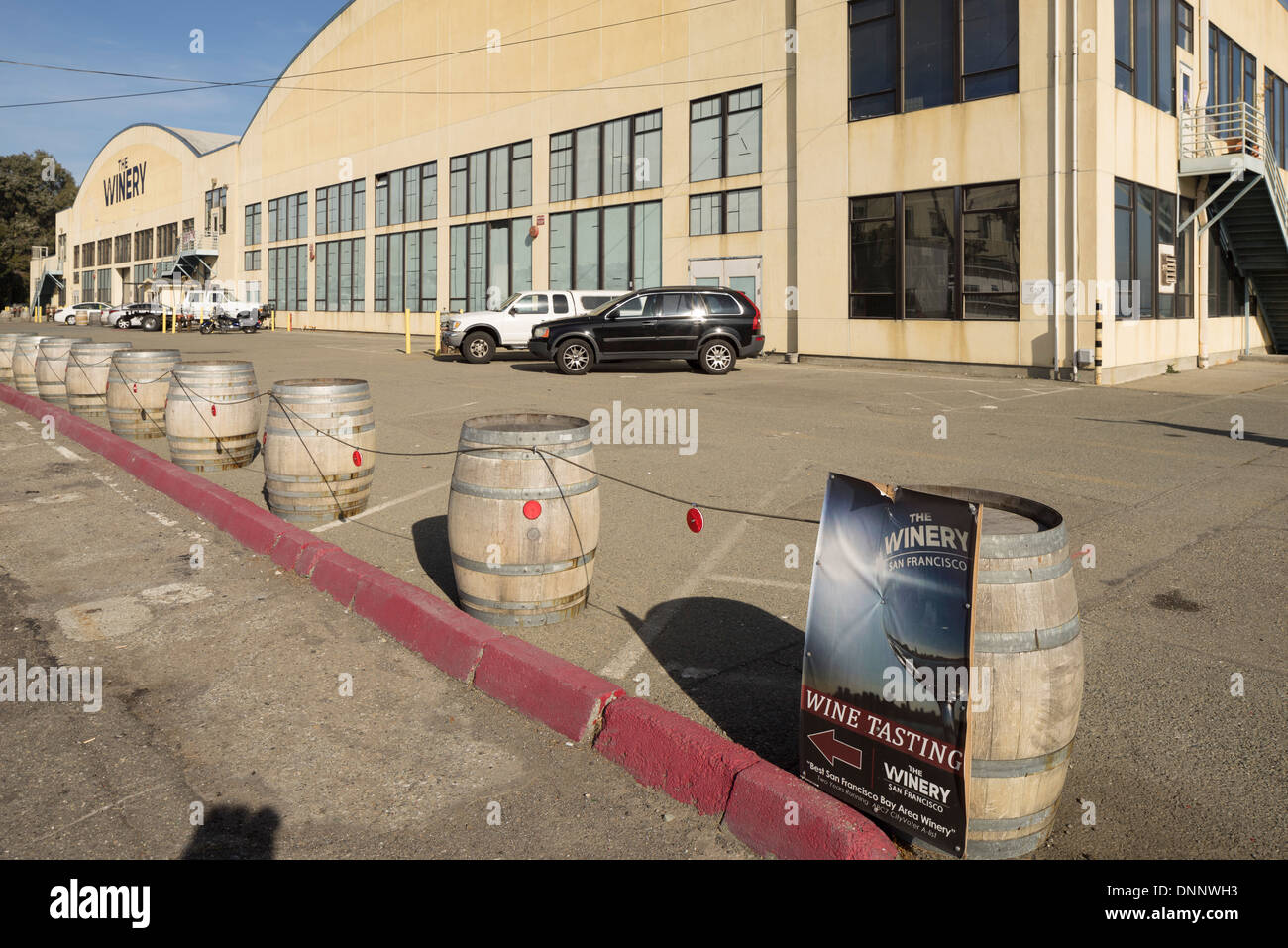Das Weingut SF. Stockfoto