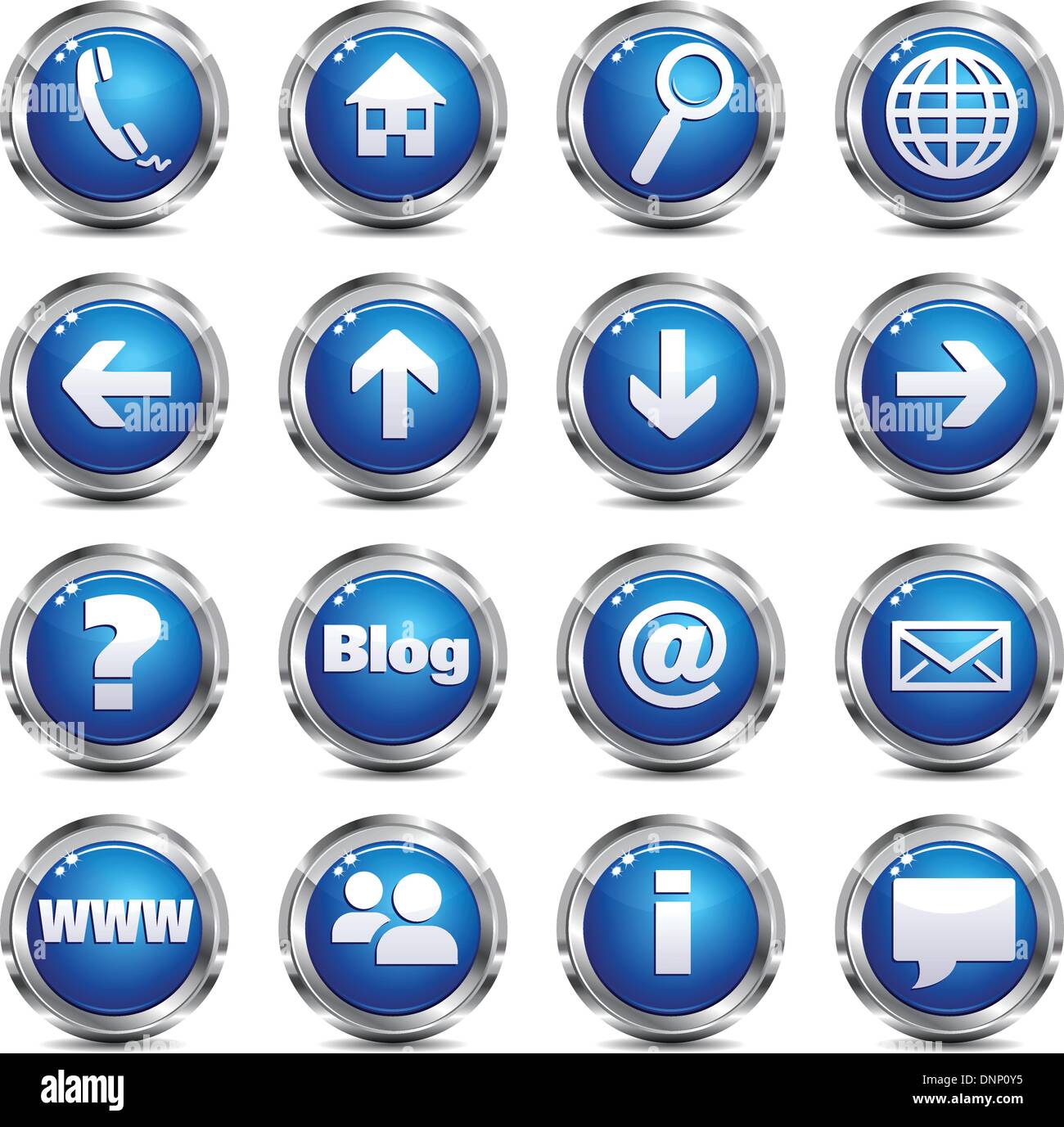Web-Site & Symbol "Internet" Stock Vektor