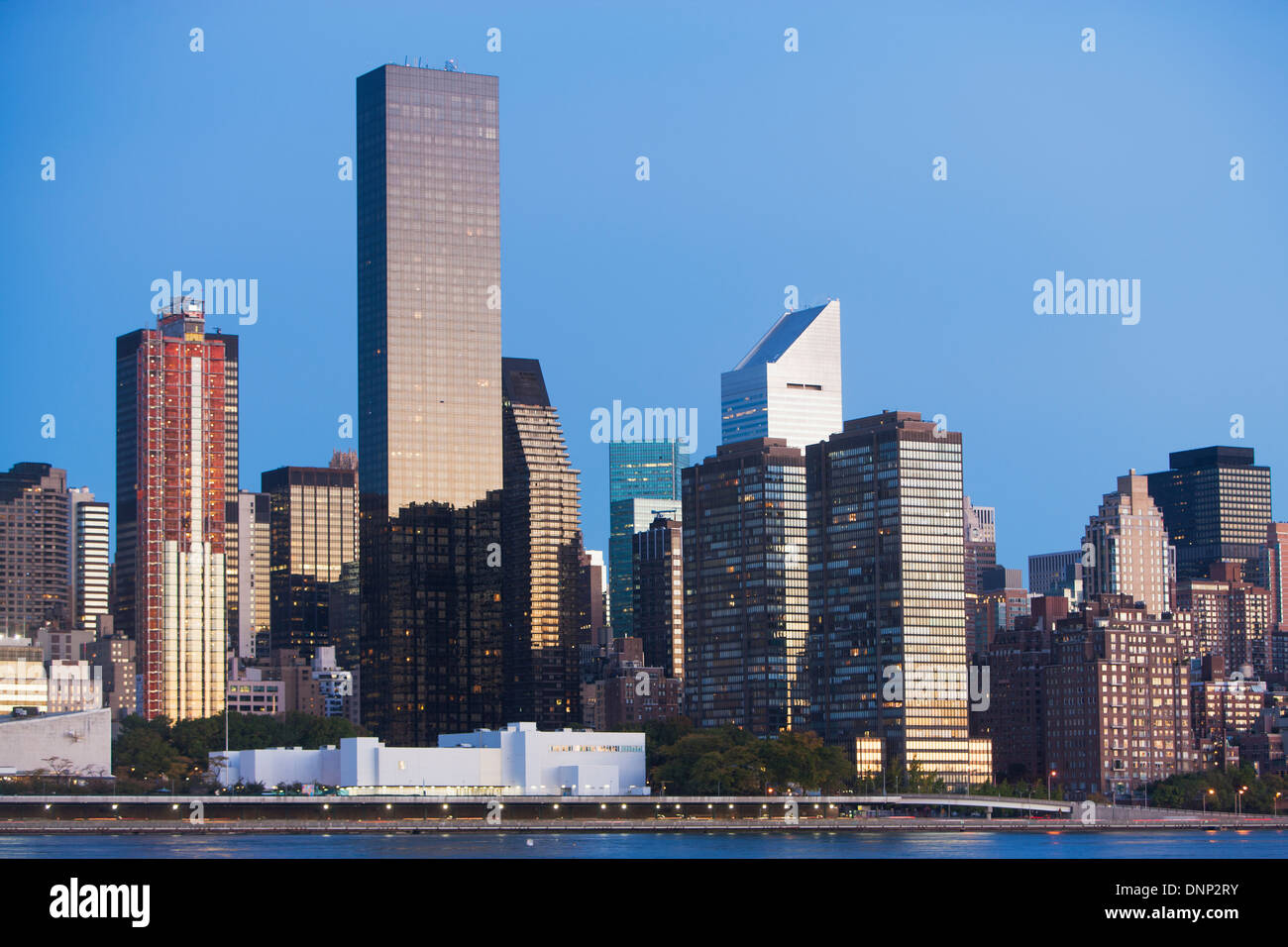 USA, New York State, New York City, Blick auf skyline Stockfoto