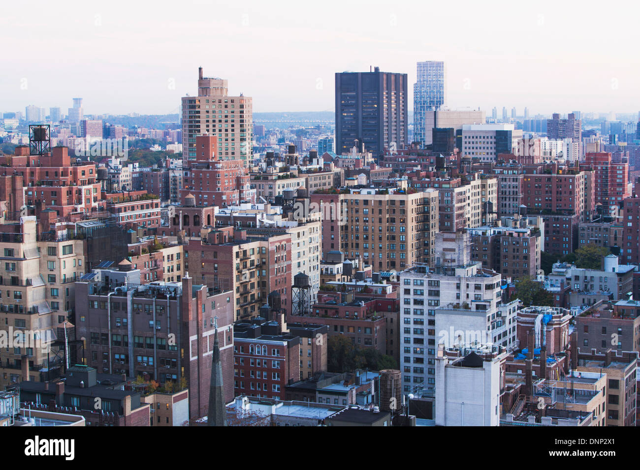 USA, New York State, New York City, Blick auf Central Park West Stockfoto
