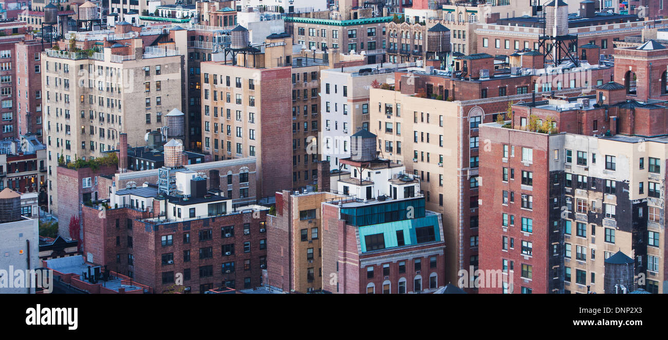 USA, New York State, New York City, Blick auf Central Park West Stockfoto