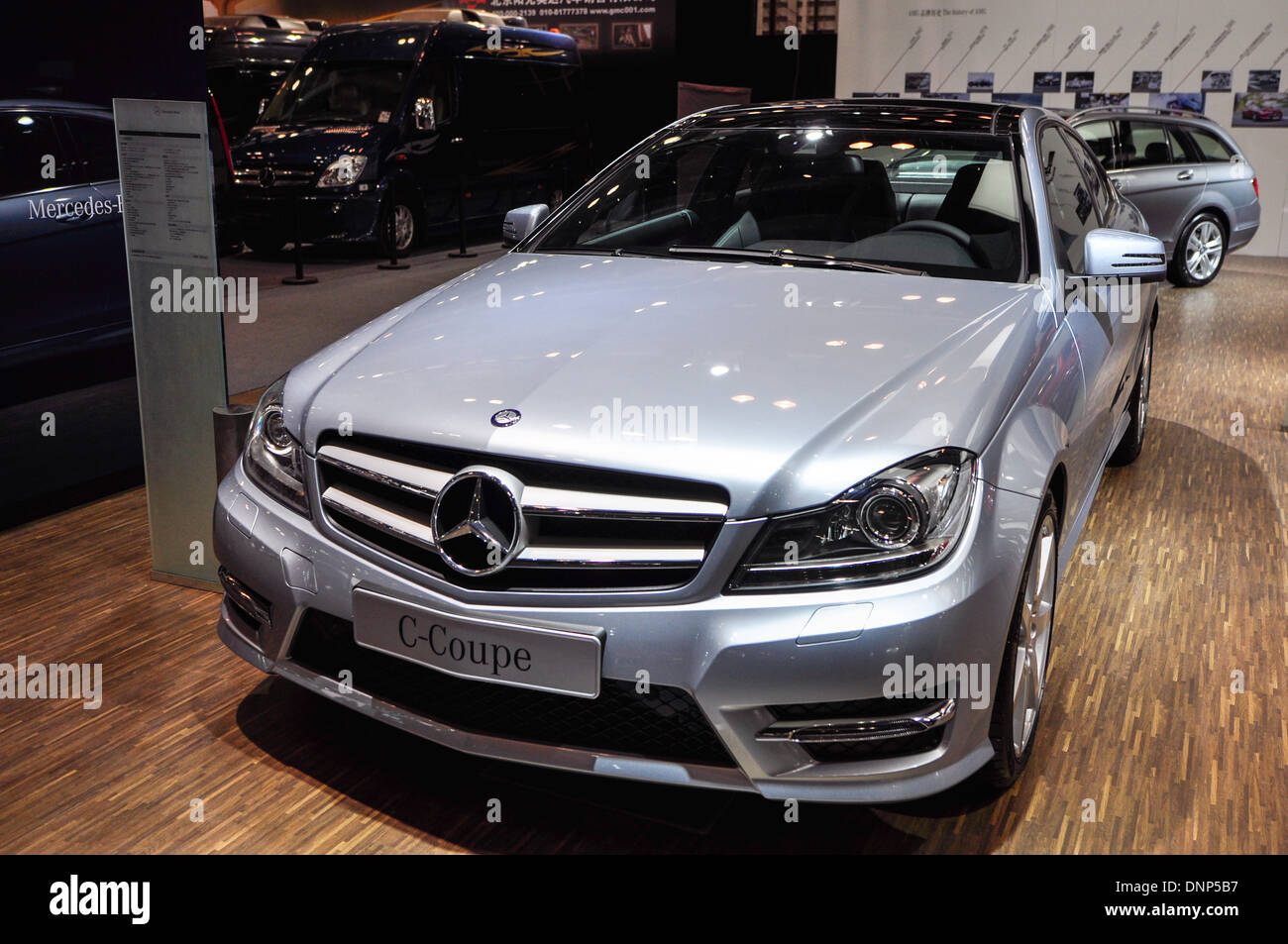 Peking, China - 30. Oktober 2013, China Peking importiert Auto Expo, Mercedes Benz Stockfoto