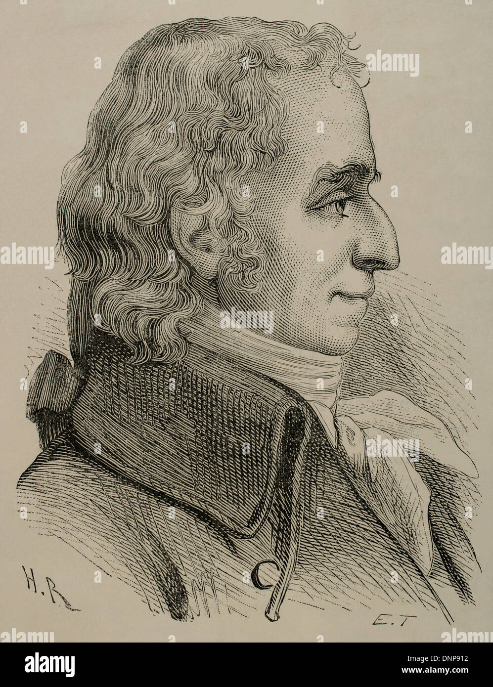 Laurent Lecointre (1742-1805). Französischer Politiker. Kupferstich, 19. Jahrhundert. Stockfoto Laurent Lecointre (1742-1805). Französischer Politiker. Kupferstich, 19. Jahrhundert. Stockfoto