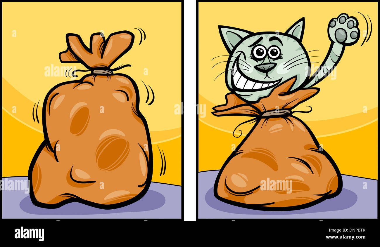 Die Katze Ist Aus Dem Sack www.alamy.de