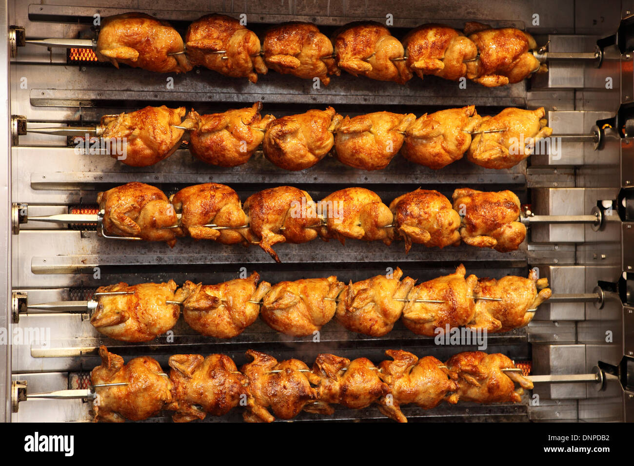 Rotisserie Chicken Stockfotos und -bilder Kaufen - Alamy