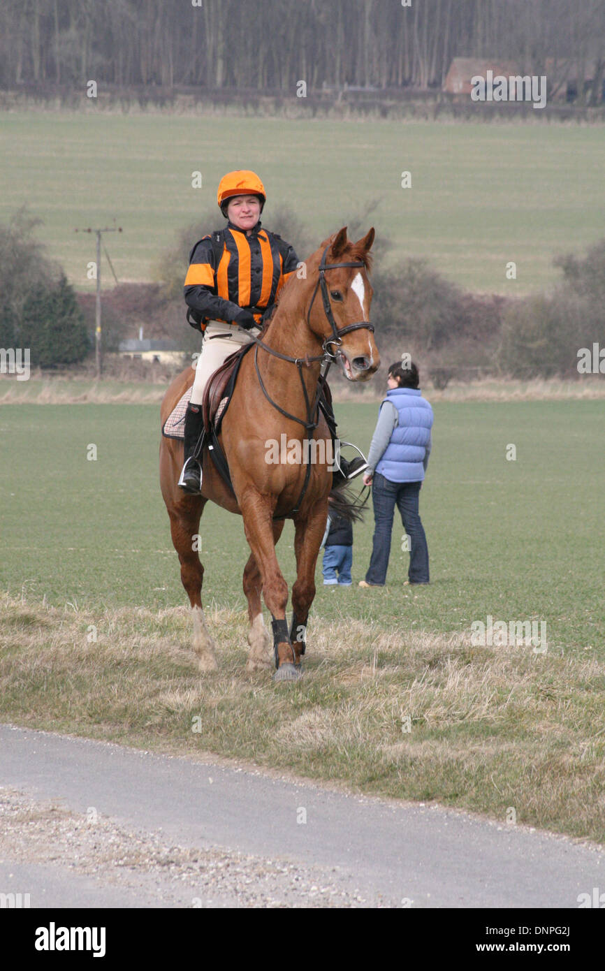 Kiplingcotes Derby Stockfoto