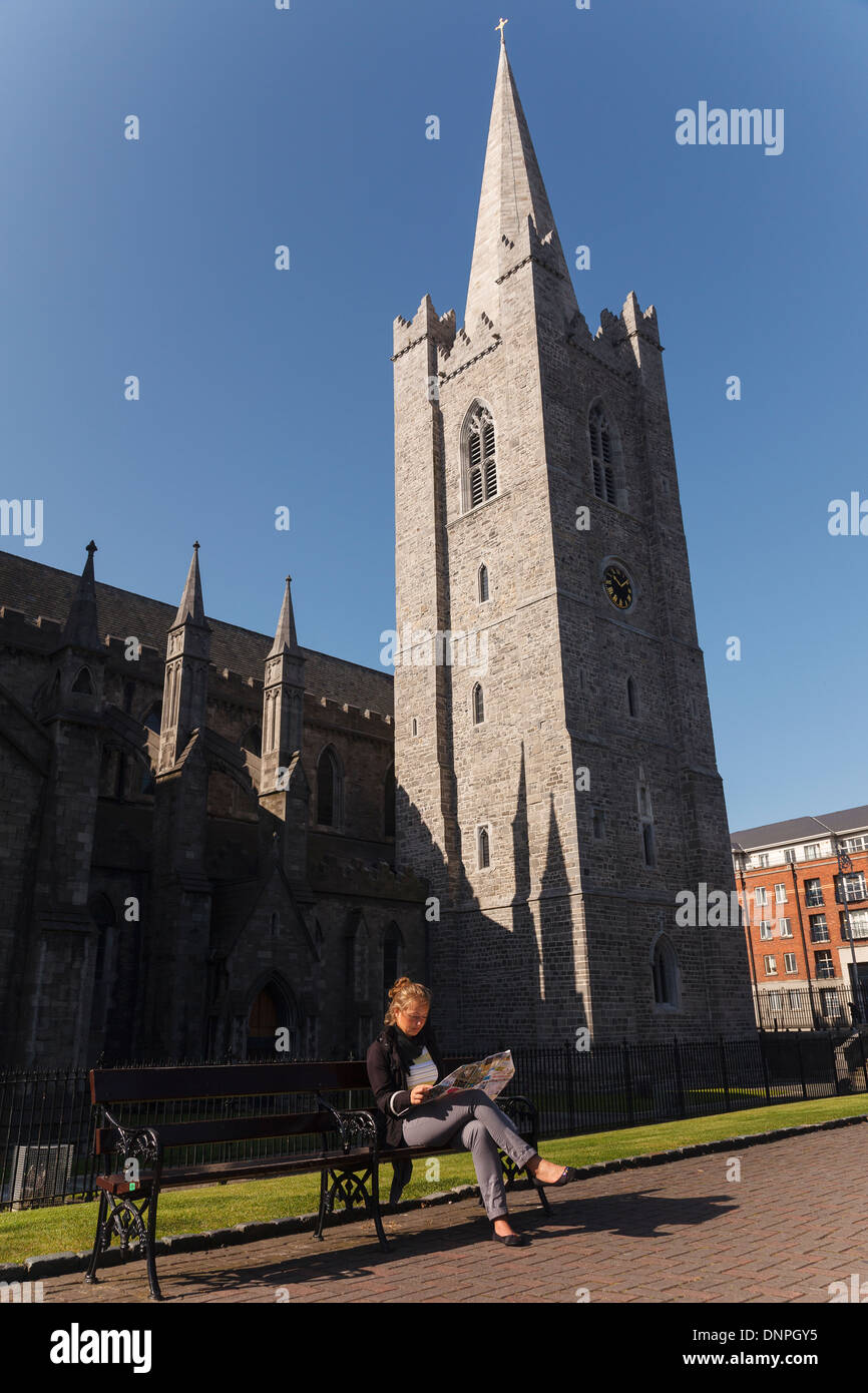 St´Patrick´s Kathedrale, Dublin, Irland, Europa Stockfoto