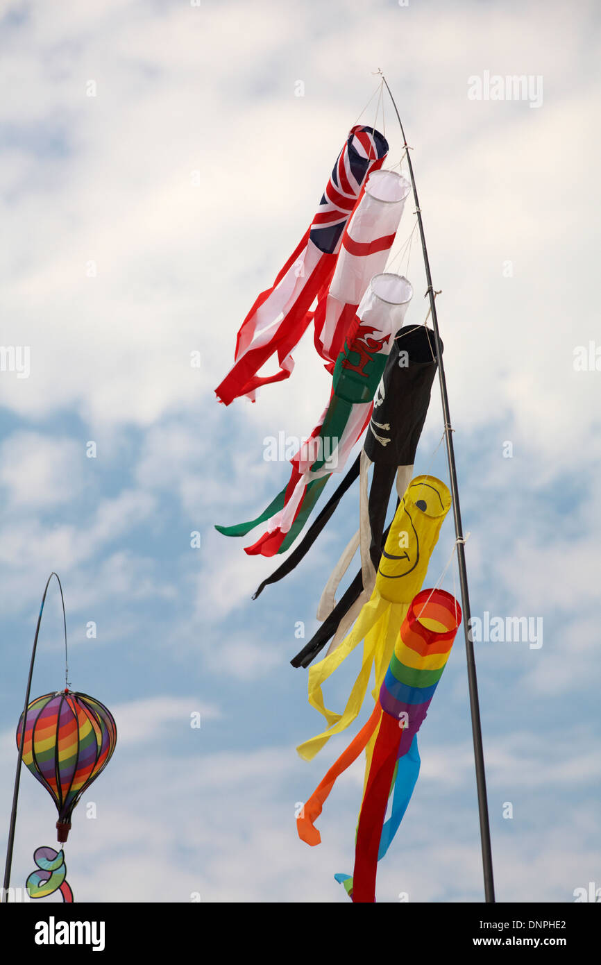 Wind-Dekorationen im wind Stockfoto